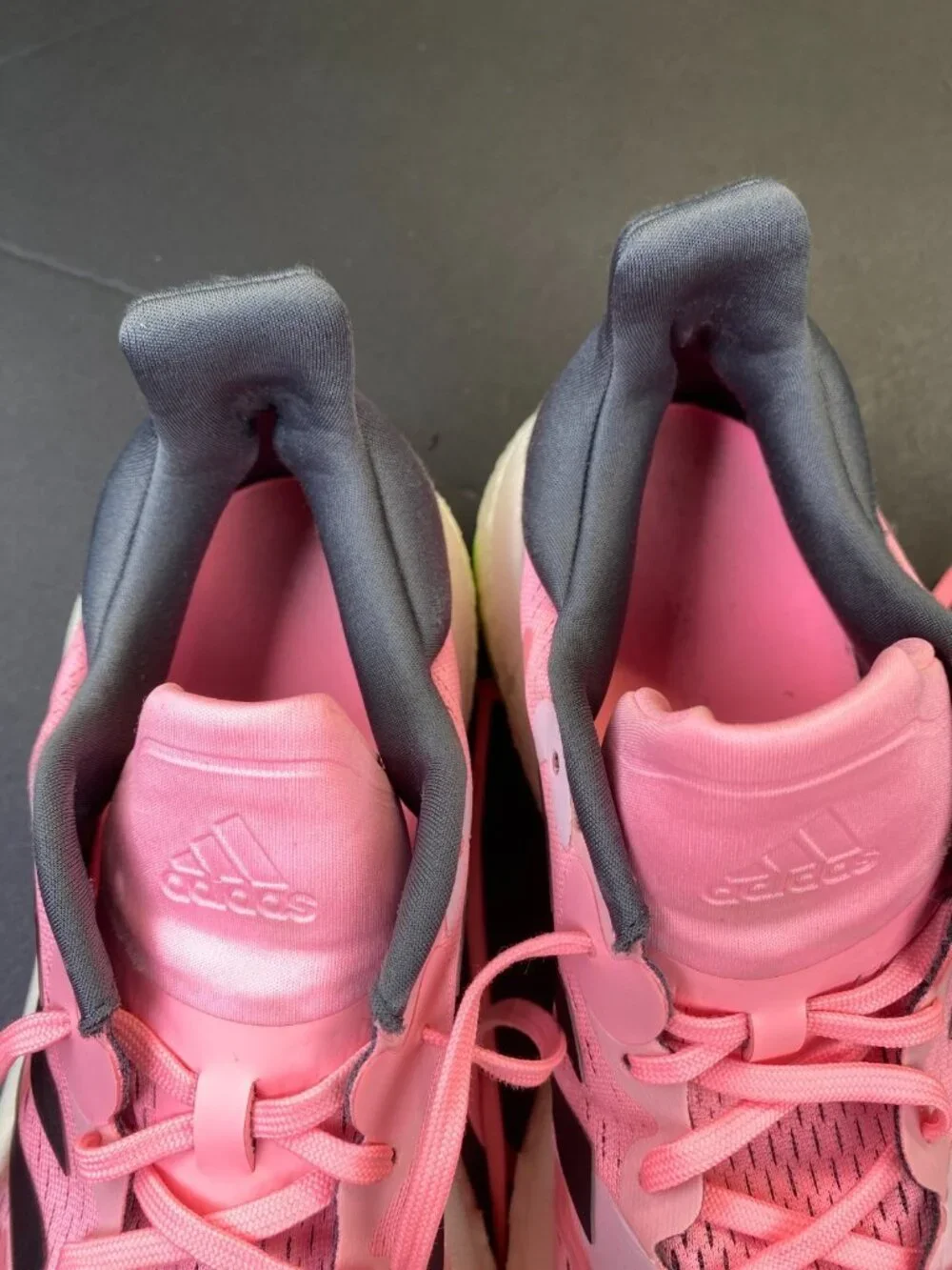 Adidas Solar Boost 3 Woman;s Size 9.5 Black /PinkAthletic Running Shoes Sneakers